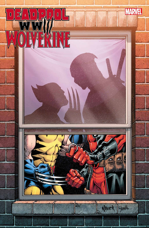 Comic Books Marvel Comics - Deadpool and Wolverine WWIII 001 (Cond. VF-) - Todd Nauck Windowshades Variant Edition - Cardboard Memories Inc.