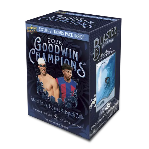 Sports Cards Upper Deck - 2026 - Goodwin Champions - Blaster Box - Cardboard Memories Inc.