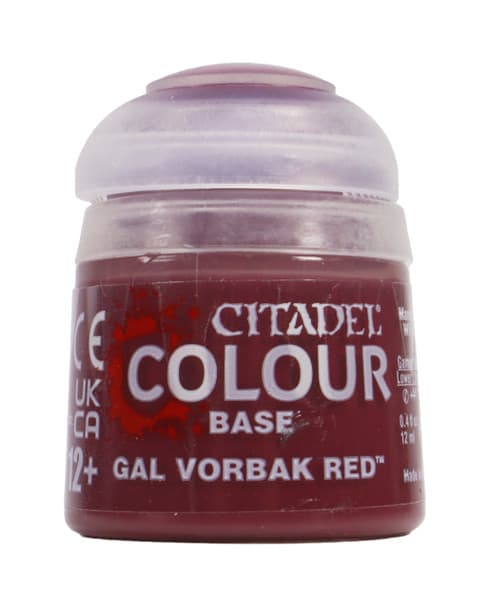 Paints and Paint Accessories Citadel Base - Gal Vorbak Red - 21-41 - Cardboard Memories Inc.