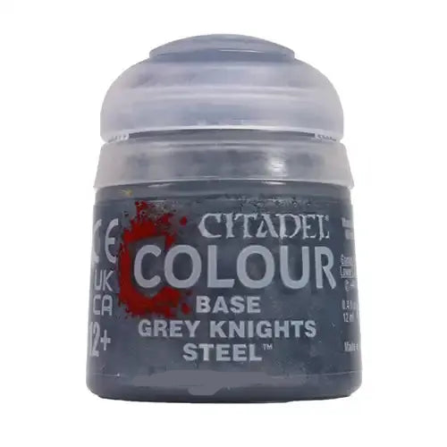 Paints and Paint Accessories Citadel Base - Grey Knights Steel - 21-47 (Old Barcode) - Cardboard Memories Inc.