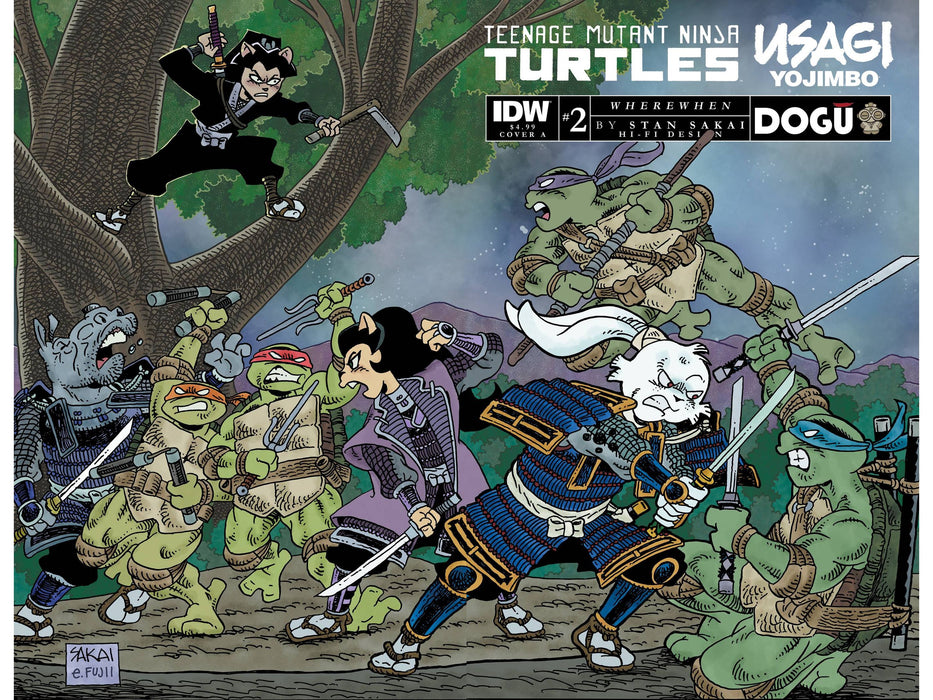 Comic Books IDW - TMNT/Usagi Yojimbo Wherewhen 002 (Cond. VF-) Cover A - 17088 - Cardboard Memories Inc.