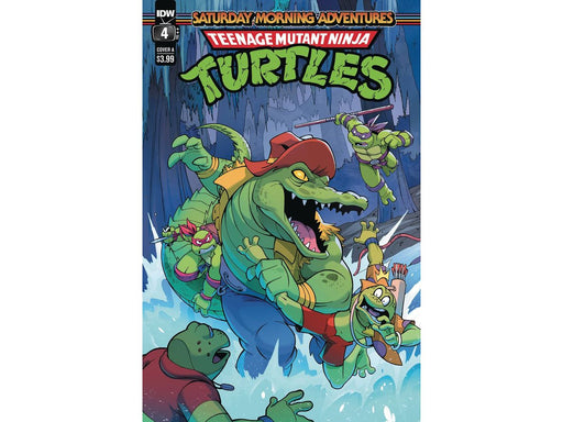 Comic Books IDW - TMNT Saturday Morning Adventures 2023 004 (Cond. VF-) Lawrence Variant - 18439 - Cardboard Memories Inc.