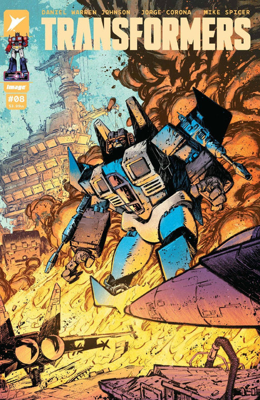 Comic Books, Hardcovers & Trade Paperbacks Image Comics - Transformers 008 (Cond. VF-) Corona and Spicer Variant - 21496 - Cardboard Memories Inc.
