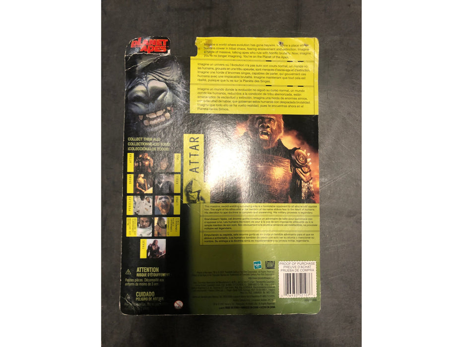 Action Figures and Toys Hasbro - Tim Burton's - Planet of the Apes - Attar - Action Figure - Cardboard Memories Inc.