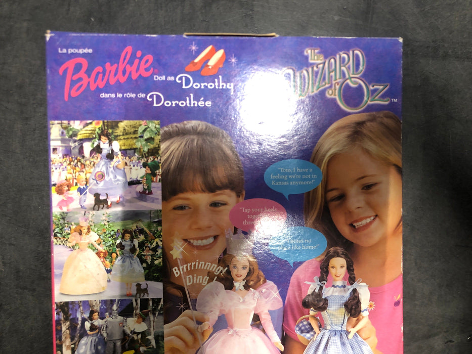 Action Figures and Toys Mattel - 1999 - Wizard Of Oz - Light Up Talking Barbie As Dorothy - Cardboard Memories Inc.