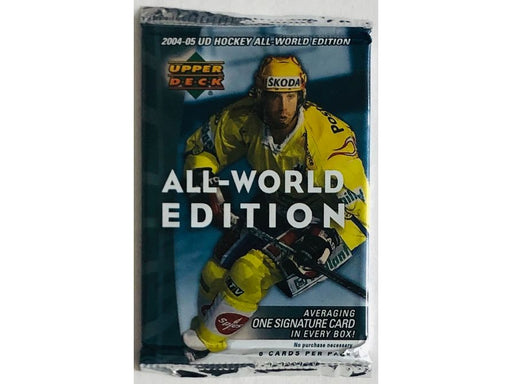 Sports Cards Upper Deck - 2004-05 - Hockey - All World Edition - Hobby Pack - Cardboard Memories Inc.