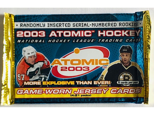 Sports Cards Trading Card Company - 2003 - Hockey - Atomic - Hobby Pack - Cardboard Memories Inc.