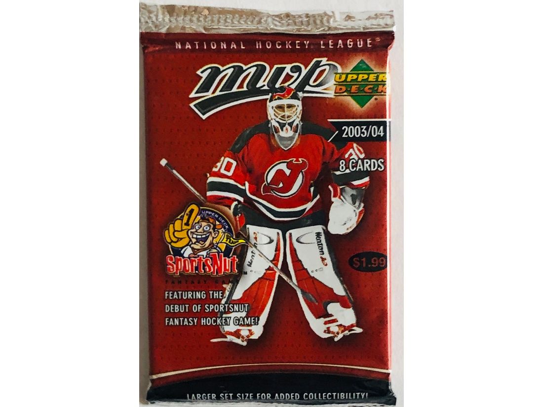 Upper Deck - 2003-04 - Hockey - MVP - Pack â Cardboard Memories Inc.