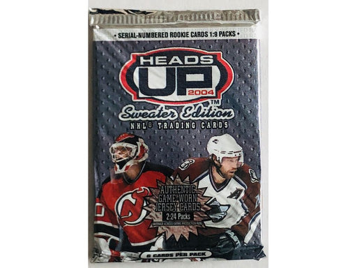Sports Cards Pacific Trading Cards - 2004 - Hockey - Heads Up - Sweater Edition - Pack - Cardboard Memories Inc.