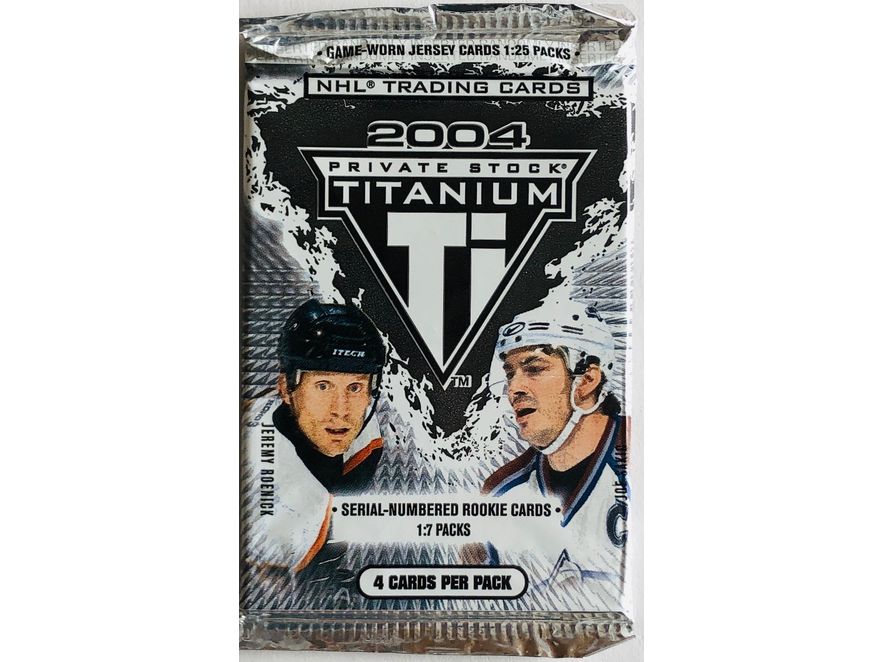 Sports Cards Pacific Trading Cards - 2004 - Hockey - Private Stock - Titanium - Pack - Cardboard Memories Inc.