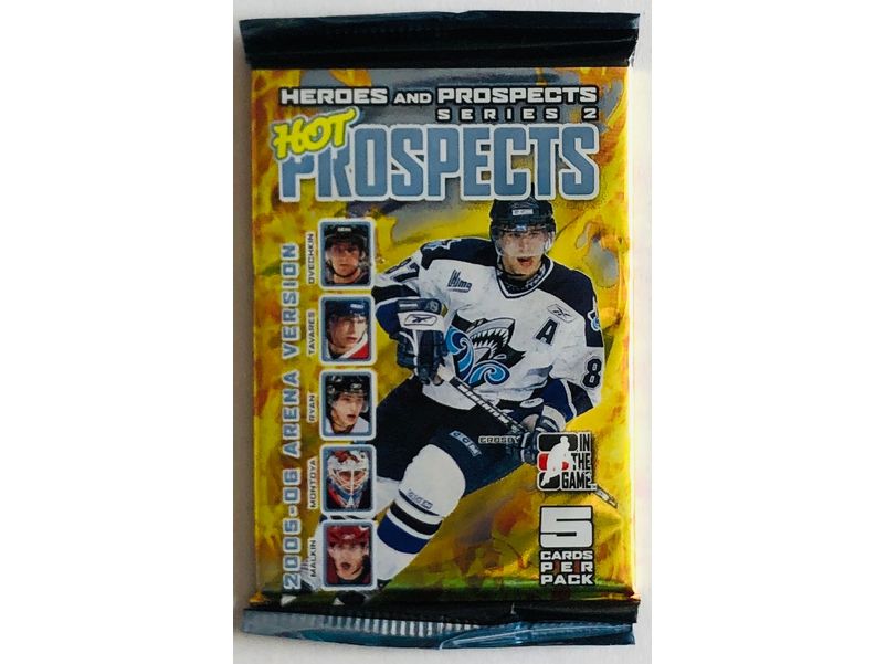 Sports Cards In The Game - 2005-06 - Hockey - Heroes and Prospects - Series 2 - Hot Prospects - Arena Version - Pack - Cardboard Memories Inc.