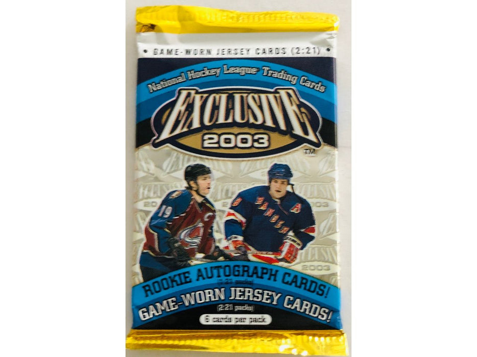 Sports Cards Pacific Trading Cards - 2003 - Hockey - Exclusive - Pack - Cardboard Memories Inc.