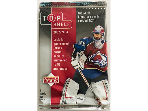 Sports Cards Upper Deck - 2002-03 - Hockey - Top Shelf - Pack - Cardboard Memories Inc.