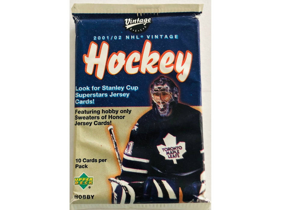 Sports Cards Upper Deck - 2001-02 - Hockey - Vintage - Hobby Pack - Cardboard Memories Inc.
