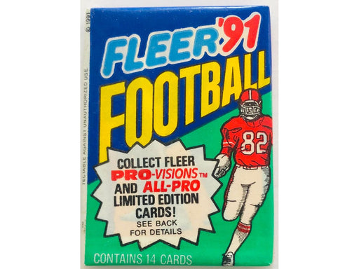 Sports Cards Fleer - 1991 - Football - Wax Pack - Cardboard Memories Inc.