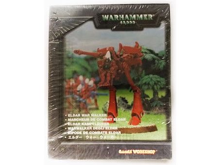 Collectible Miniature Games Games Workshop - Warhammer 40K - Eldar - War Walker - 46-18 (2003 Production) - Cardboard Memories Inc.