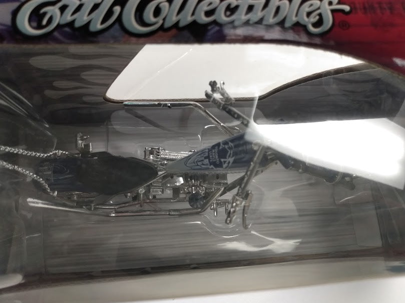 Action Figures and Toys Ertl - NHL - OCC Chopper Motorcycle Series - Toronto Maple Leafs - SUN BLEACHED FRONT AND REAR MAY HAVE LOOSE PIECES - Cardboard Memories Inc.