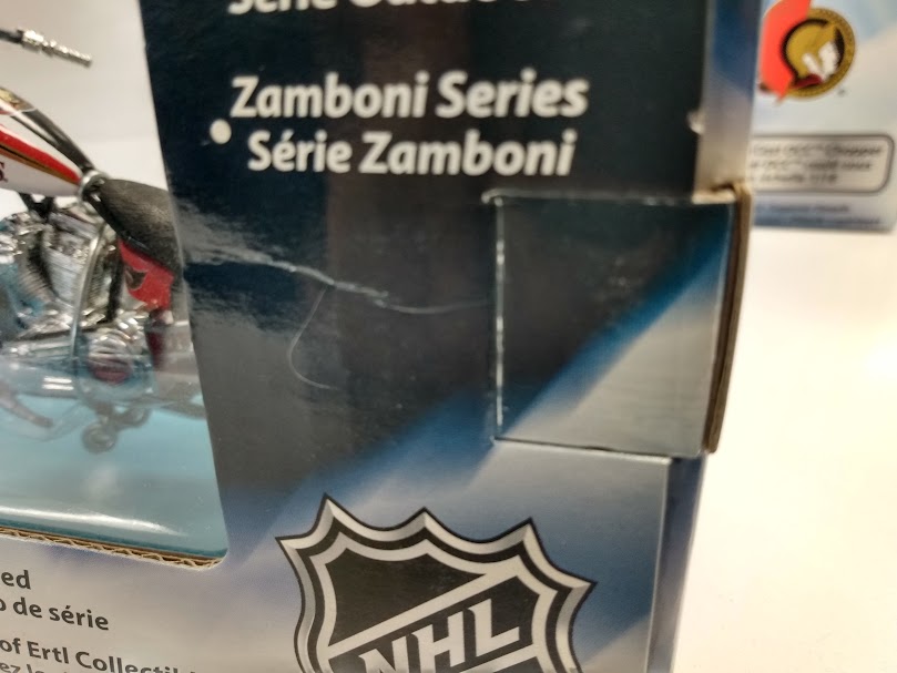 Action Figures and Toys Ertl - NHL - OCC Chopper Motorcycle Series - Ottawa Senators - Cardboard Memories Inc.