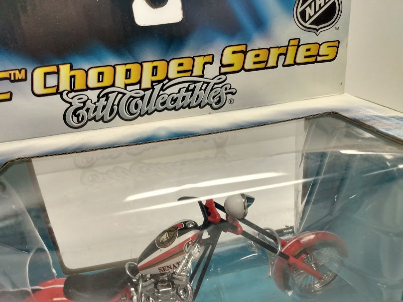 Action Figures and Toys Ertl - NHL - OCC Chopper Motorcycle Series - Ottawa Senators - Cardboard Memories Inc.