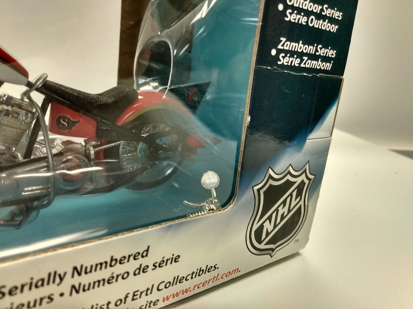 Action Figures and Toys Ertl - NHL - OCC Chopper Motorcycle Series - Ottawa Senators - Cardboard Memories Inc.