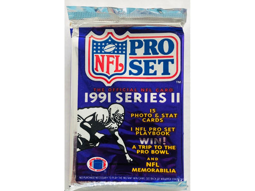 Sports Cards Pro-Set - 1991 - Football - Series 2 - Pack - Cardboard Memories Inc.