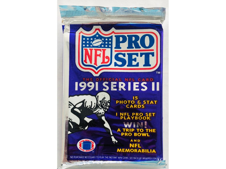 Sports Cards Pro-Set - 1991 - Football - Series 2 - Pack - Cardboard Memories Inc.