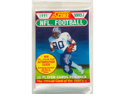 Sports Cards Score - 1991 - Football - Series 2 - Pack - Cardboard Memories Inc.