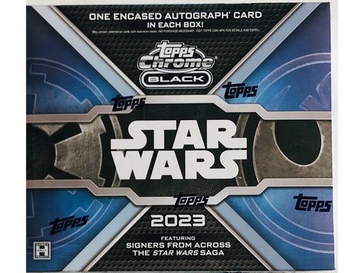Non Sports Cards Topps - Star Wars - 2023 - Chrome Black - Hobby Box - Cardboard Memories Inc.