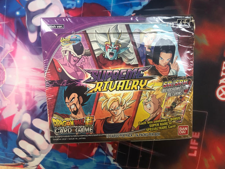 Trading Card Games Bandai - Dragon Ball Super - Set 13 - Unison Warriors 4 - Supreme Rivalry - Booster Box - DAMAGED - Cardboard Memories Inc.