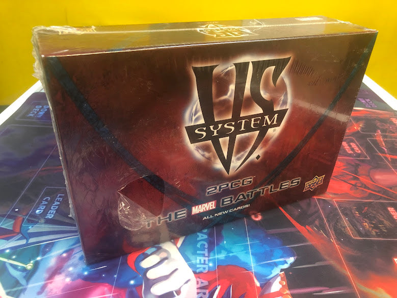 Deck Building Game Upper Deck - Marvel - VS System 2PCG - The Marvel Battles Set (DAMAGED) - Cardboard Memories Inc.