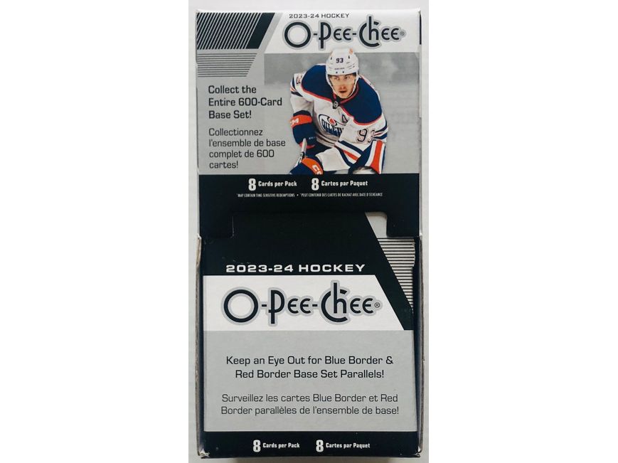 Sports Cards Upper Deck - 2023-24- Hockey - O-Pee-Chee - OPC - Trading Card Gravity Feed Box - Cardboard Memories Inc.