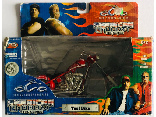 Action Figures and Toys Ertl - Joy Ride - OCC American Chopper Motorcycle Series - Tool Bike - Cardboard Memories Inc.