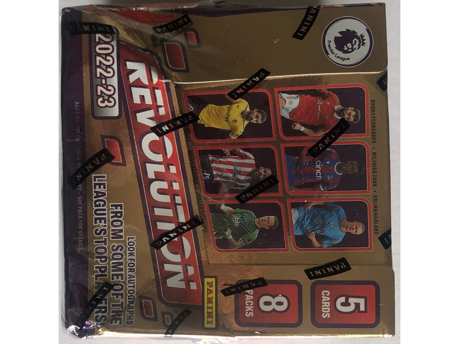 Sports Cards Panini - 2022-23 - Soccer - Revolution - Hobby Box - DAMAGED BOX - Cardboard Memories Inc.