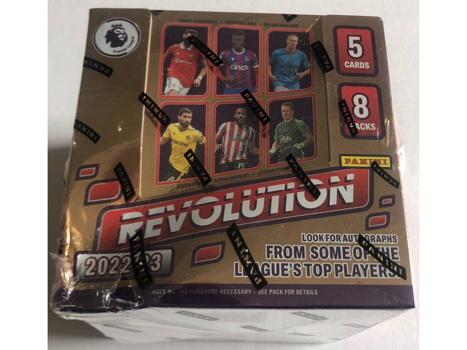 Sports Cards Panini - 2022-23 - Soccer - Revolution - Hobby Box - DAMAGED BOX - Cardboard Memories Inc.