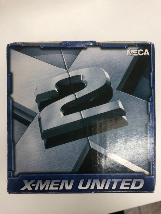 Action Figures and Toys NECA - 2003 - Neca-Head Knockers - X-Men United - Wolverine - Bobble Head - NEW IN DAMAGED BOX - Cardboard Memories Inc.