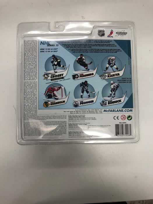 Action Figures and Toys McFarlane Toys - Hockey - Series 12 - Nashville Predators - Paul Kariya - Action Figure - NEW IN DAMAGED BOX - Cardboard Memories Inc.