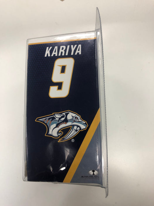Action Figures and Toys McFarlane Toys - Hockey - Series 12 - Nashville Predators - Paul Kariya - Action Figure - NEW IN DAMAGED BOX - Cardboard Memories Inc.