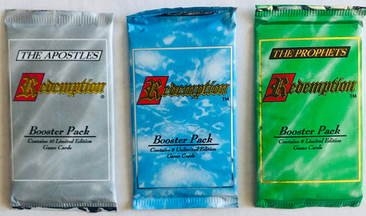 Non Sports Cards Cactus Game Design - 1995 - It's Time for Redemption - Combo 1 - Booster Box Pack Lot - Cardboard Memories Inc.