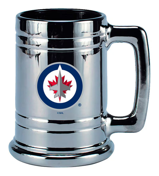 Supplies NHL - Winnipeg Jets - Chrome - Beverage Stein - Cardboard Memories Inc.