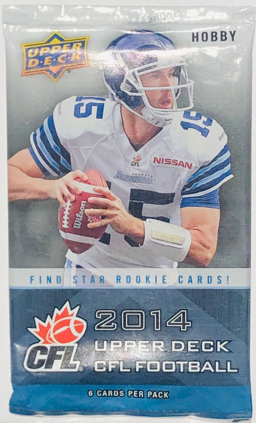 Sports Cards Upper Deck - 2014 - CFL Football - Hobby Pack - Cardboard Memories Inc.