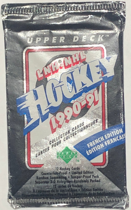 Sports Cards Upper Deck - 1990-91 - Hockey - Low Number - Wax Pack - French Edition - Cardboard Memories Inc.
