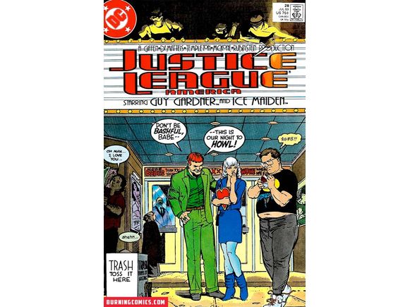 Comic Books DC Comics - Justice League America (1987) 28 (Cond. VF-) - 17625 - Cardboard Memories Inc.