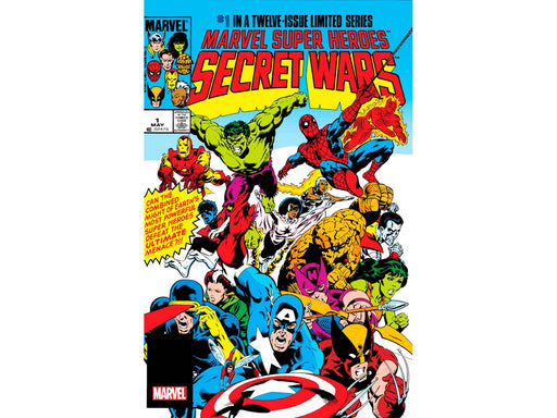 Comic Books Marvel Comics - Marvel Super Heroes Secret Wars 001 Foil Facsimile Edition (Cond. FN-) 20676 - Cardboard Memories Inc.
