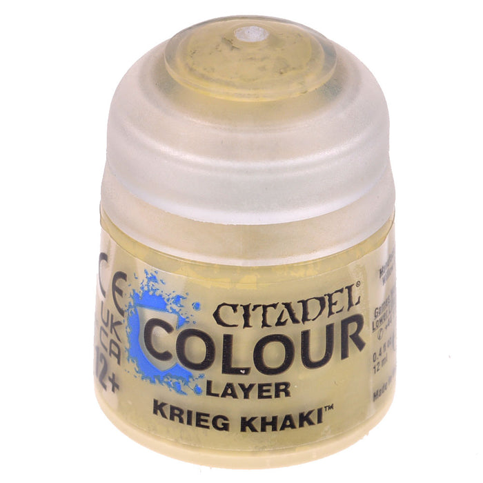 Paints and Paint Accessories Citadel Layer - Krieg Khaki - 22-83 - Cardboard Memories Inc.