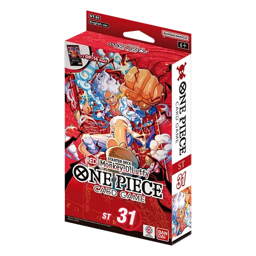 collectible card game Bandai - One Piece Card Game - ST31 - Monkey.D. Luffy - Red Starter Deck - Cardboard Memories Inc.