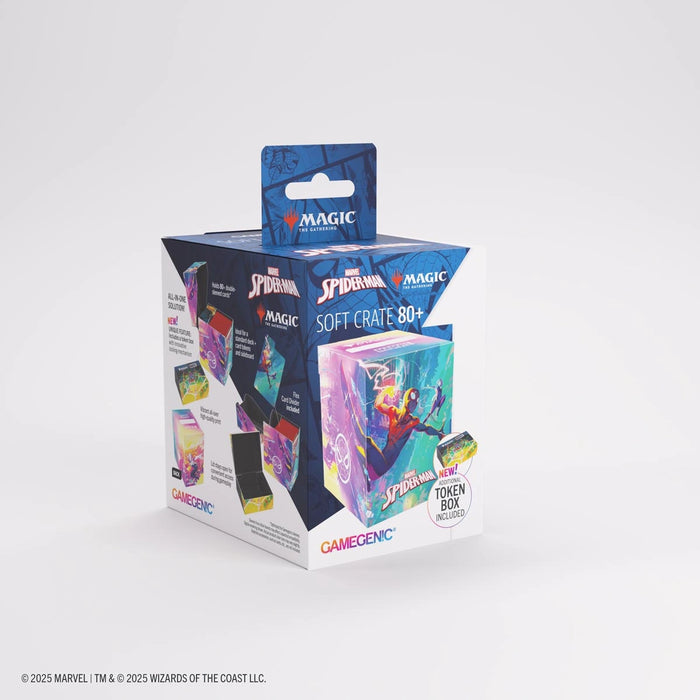 Gamegenic - Soft Crate Card Deck Box - Spider-Man - 80+
