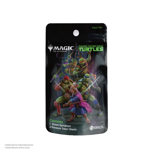 Dice Magic the Gathering - Teenage Mutant Ninja Turtles - Token & Dice Mystery Pack - Cardboard Memories Inc.