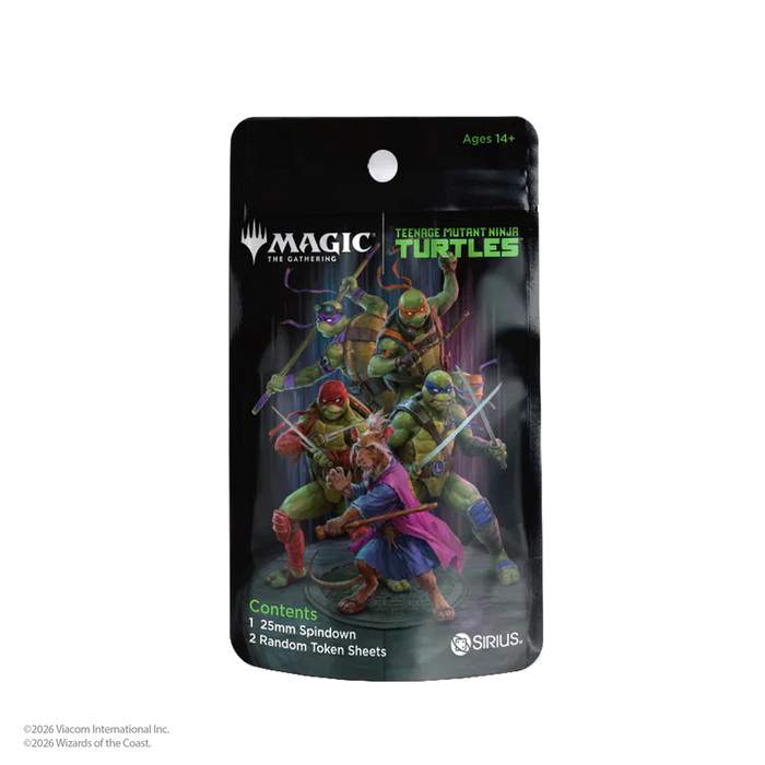Dice Magic the Gathering - Teenage Mutant Ninja Turtles - Token & Dice Mystery Pack - Cardboard Memories Inc.