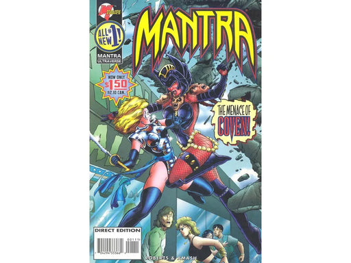 Comic Books Marvel Comics - Mantra (1995 2nd Series) 001 - CVR B Variant Edition (Cond. VF-) - 19271 - Cardboard Memories Inc.