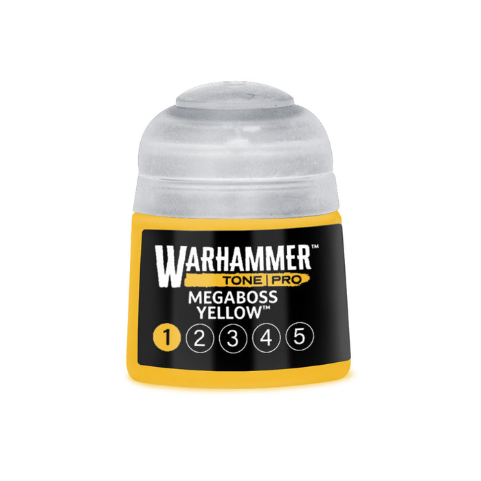 Paints and Paint Accessories Games Workshop - Warhammer Colour Tone Pro - Megaboss Yellow - 1 - 20-201 - Cardboard Memories Inc.